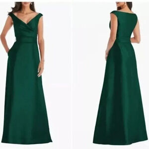 ALFRED SUNG Green Maxi Dress